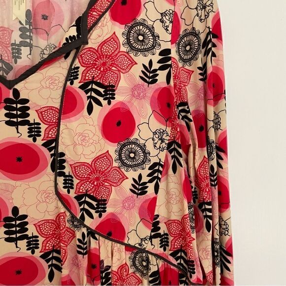 Matilda Jane Mistletoe Magic High Low Peplum Tunic Size S - Picture 2 of 11